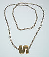 Necklace, Giorgio di Sant'Angelo  American, metal, American
