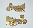 Earrings, Giorgio di Sant'Angelo  American, metal, American