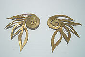Earrings, Giorgio di Sant'Angelo  American, metal, American