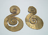 Earrings, Giorgio di Sant'Angelo  American, metal, American