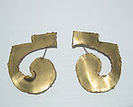 Earrings, Giorgio di Sant'Angelo American, metal, American