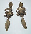 Earrings, Giorgio di Sant'Angelo American, metal, American