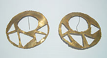 Earrings, Giorgio di Sant'Angelo  American, metal, American