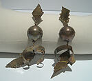 Earrings, Giorgio di Sant'Angelo  American, metal, American