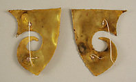 Earrings, Giorgio di Sant&#39;Angelo (American, born Italy, 1933–1989), metal, American