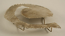 Belt buckle, Giorgio di Sant&#39;Angelo (American, born Italy, 1933–1989), metal, American