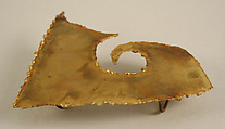 Belt buckle, Giorgio di Sant&#39;Angelo (American, born Italy, 1933–1989), metal, American