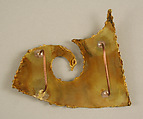 Belt buckle, Giorgio di Sant&#39;Angelo (American, born Italy, 1933–1989), metal, American
