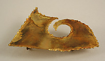 Belt buckle, Giorgio di Sant&#39;Angelo (American, born Italy, 1933–1989), metal, American