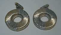 Earrings, Giorgio di Sant'Angelo  American, synthetic fiber, metal, American