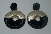 Earrings, Giorgio di Sant'Angelo  American, synthetic fiber, metal, American
