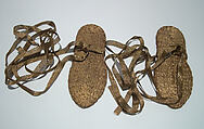 Sandals, Giorgio di Sant'Angelo  American, straw, synthetic, American