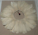 Collar, Giorgio di Sant'Angelo American, feathers, synthetic, metal, American
