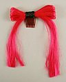 Hairpin, Giorgio di Sant'Angelo (American, born Italy, 1933–1989), synthetic fiber, plastic, American