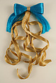 Hairpin, Giorgio di Sant'Angelo (American, born Italy, 1933–1989), synthetic fiber, plastic, American