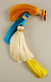 Hairpin, Giorgio di Sant'Angelo (American, born Italy, 1933–1989), synthetic fiber, plastic, American
