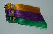 Hairpin, Giorgio di Sant'Angelo (American, born Italy, 1933–1989), synthetic fiber, metal, American