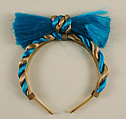 Headband, Giorgio di Sant'Angelo (American, born Italy, 1933–1989), synthetic fiber, plastic, metal, American
