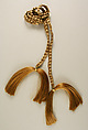 Hairpin, Giorgio di Sant'Angelo (American, born Italy, 1933–1989), synthetic fiber, plastic, American