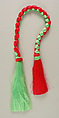 Cord, Giorgio di Sant&#39;Angelo (American, born Italy, 1933–1989), synthetic fiber, American