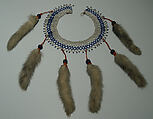 Necklace, Giorgio di Sant'Angelo  American, fur, synthetic, leather, stone, American