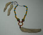 Necklace, Giorgio di Sant'Angelo American, synthetic, fur, leather, American