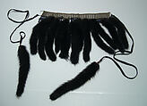 Necklace, Giorgio di Sant'Angelo  American, fur, leather, metal, synthetic, American