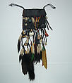Pouch, Giorgio di Sant'Angelo  American, leather, fur, feathers, synthetic, shell, American