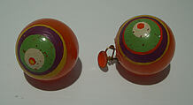 Earrings, Giorgio di Sant'Angelo American, plastic, metal, American