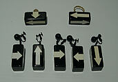 Earrings, Giorgio di Sant&#39;Angelo (American, born Italy, 1933–1989), plastic, metal, American