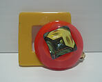 Earrings, Giorgio di Sant'Angelo American, plastic, metal, American