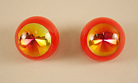 Earrings, Giorgio di Sant'Angelo American, plastic, metal, American