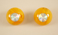 Earrings, Giorgio di Sant'Angelo American, plastic, metal, American