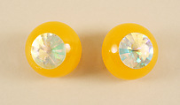 Earrings, Giorgio di Sant'Angelo American, plastic, metal, American