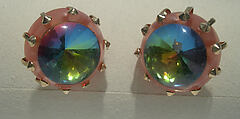 Earrings, Giorgio di Sant'Angelo American, plastic, metal, American