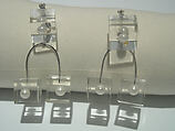 Earrings, Giorgio di Sant'Angelo American, plastic, metal, American