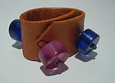 Bracelet, Giorgio di Sant'Angelo  American, synthetic snakeskin, plastic, metal, American