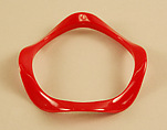 Bracelet, Giorgio di Sant'Angelo (American, born Italy, 1933–1989), plastic, American