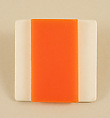 Earrings, Giorgio di Sant'Angelo (American, born Italy, 1933–1989), plastic, metal, American