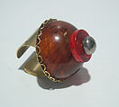 Ring, Giorgio di Sant'Angelo  American, plastic, metal, American