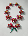 Necklace, House of Chanel French, glass, metal, French