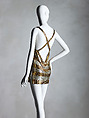 Dress, Roberto Rojas (American, born 1940), metal, cotton, American