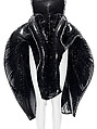 Dress, Iris van Herpen (Dutch, founded 2007), plastic (polyvinyl chloride), silk, metal, Dutch