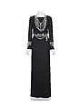 Dress, House of Chanel (French, founded 1910), silk, synthetic stones, metal, French