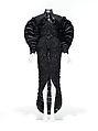 Ensemble, Thom Browne (American, born 1965), (a) nylon, glass, metal, (b, c) cotton, nylon, elastane, (d, e) leather, wood, cotton, metal, American