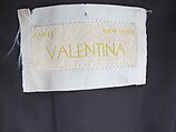 Evening Coat, Valentina (American, born Kyiv 1899–1989), wool, metal, American