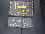 Suit, Gilbert Adrian (American, Naugatuck, Connecticut 1903–1959 Hollywood, California), (a, b) wool, metal (c) leather, metal, American