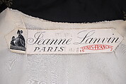 “Pierrot noir pierrette”, House of Lanvin (French, founded 1889), silk, metal, French