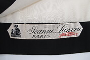 “Pierrot noir pierrette”, House of Lanvin (French, founded 1889), silk, metal, French