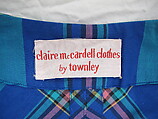 Ensemble, Claire McCardell (American, 1905–1958), cotton, American